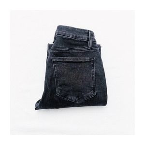 Good American Black Denim Jeans Style GS419TFT SZ8 / 29